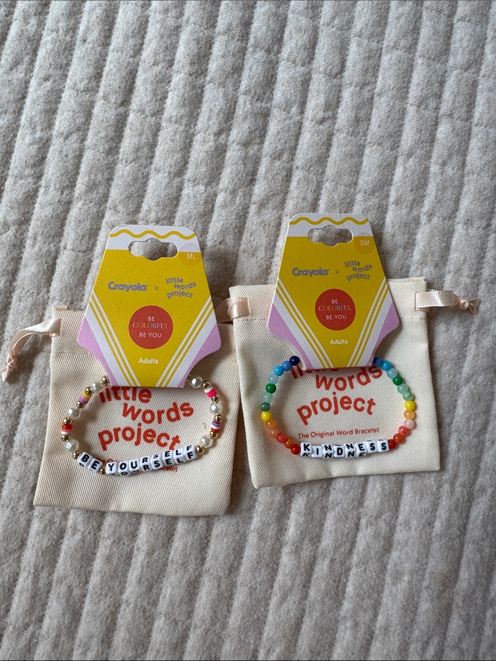 Crayola Little Words Project Rainbow Beaded Bracelets Bundle